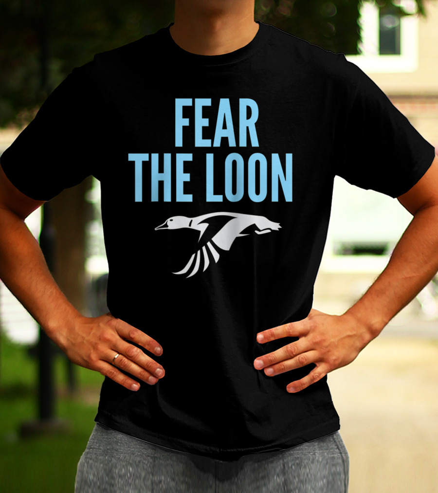 Minnesota Soccer Fear The Loon FC Bird Emblem T-Shirt