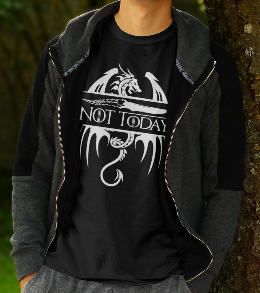 Not Today Sword Dragon T-Shirt