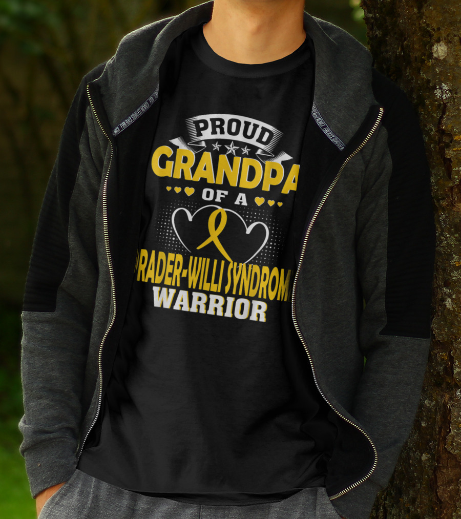 Proud Grandpa Of A Prader-Willi Syndrome Warrior T-Shirt