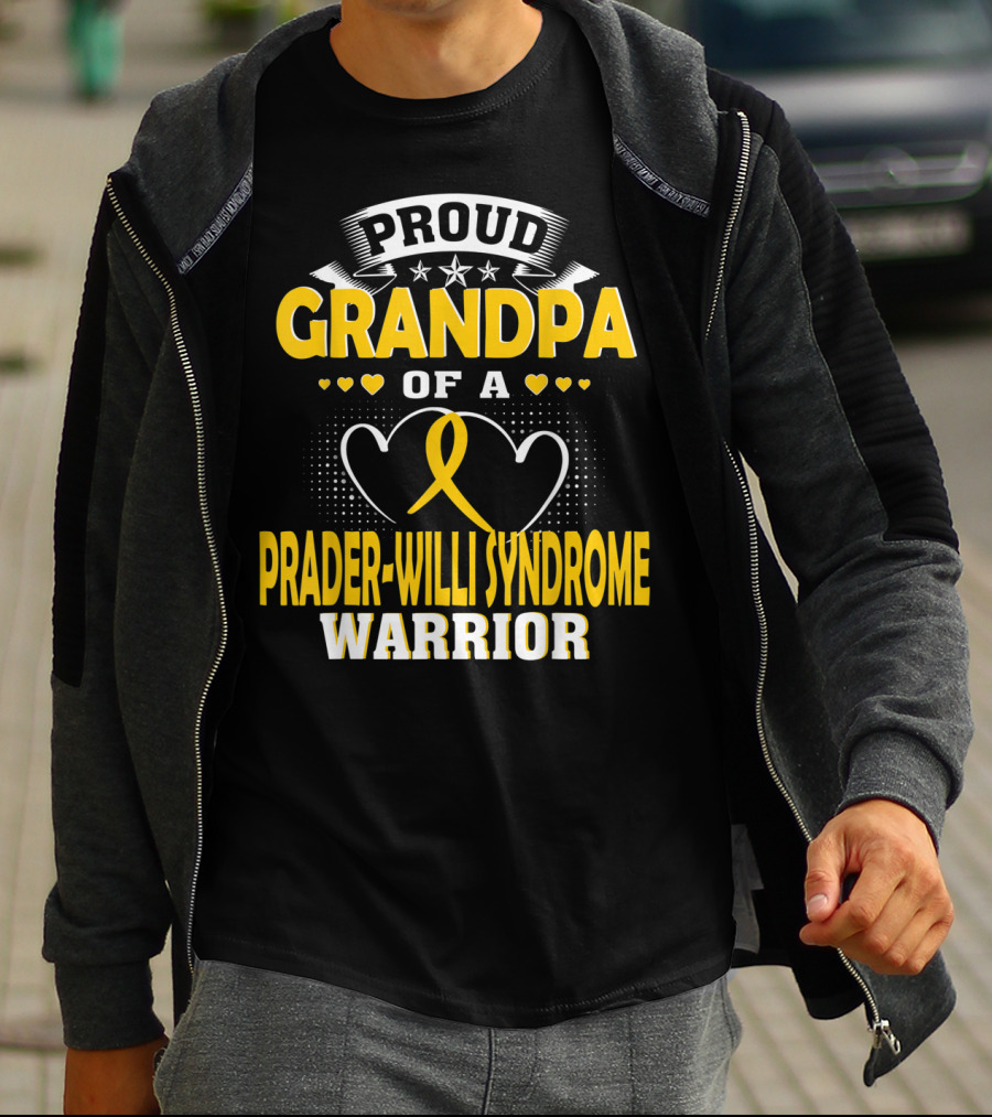 Proud Grandpa Of A Prader-Willi Syndrome Warrior T-Shirt
