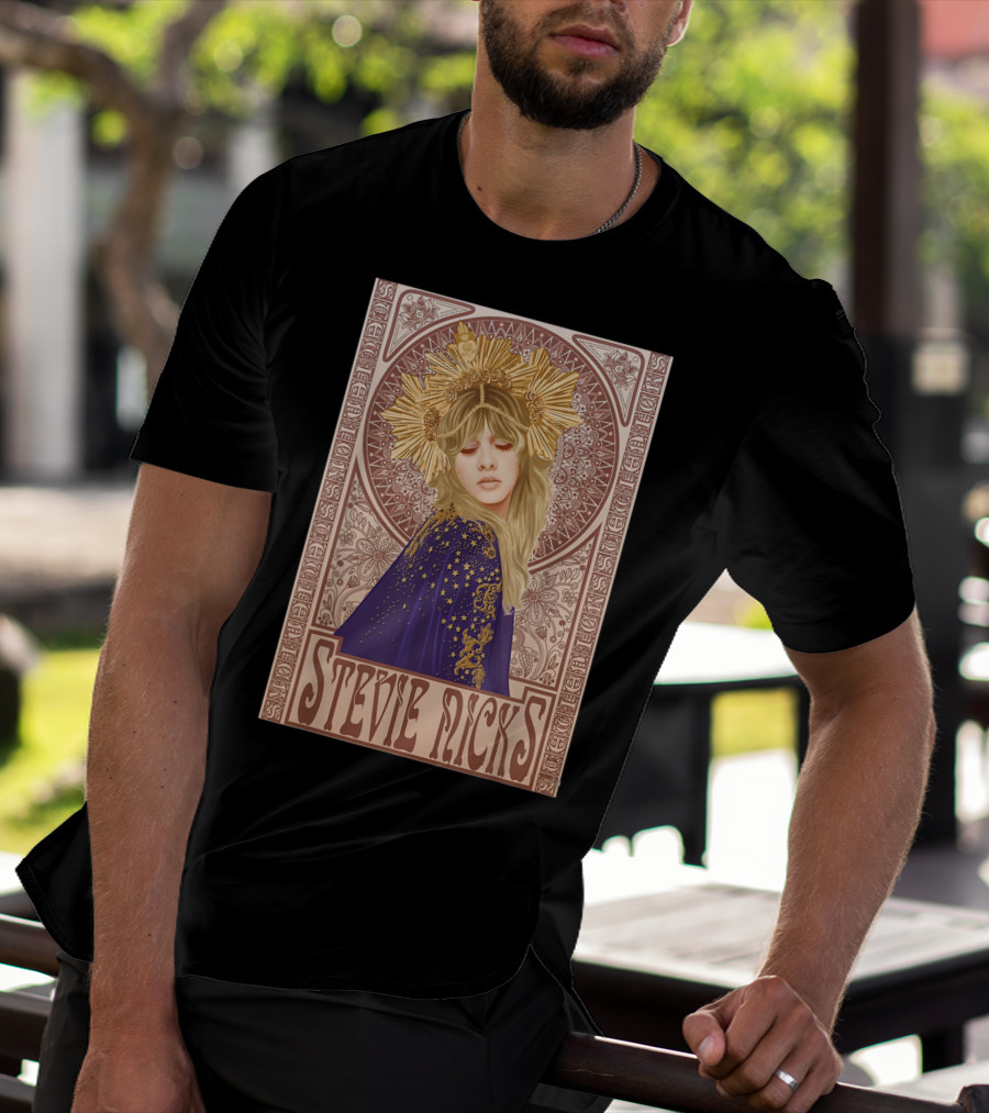 Stevie Nicks Retro Art Nouveau T-Shirt