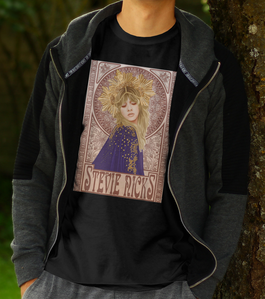 Stevie Nicks Retro Art Nouveau T-Shirt