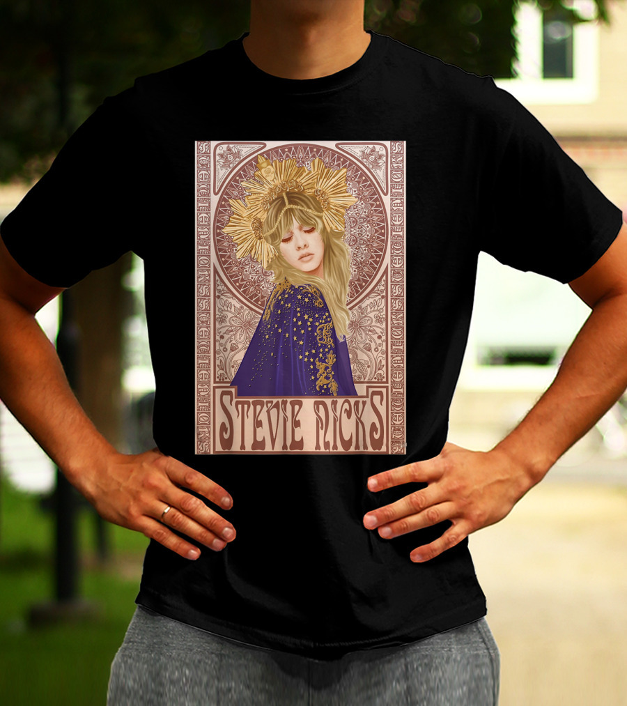 Stevie Nicks Retro Art Nouveau T-Shirt