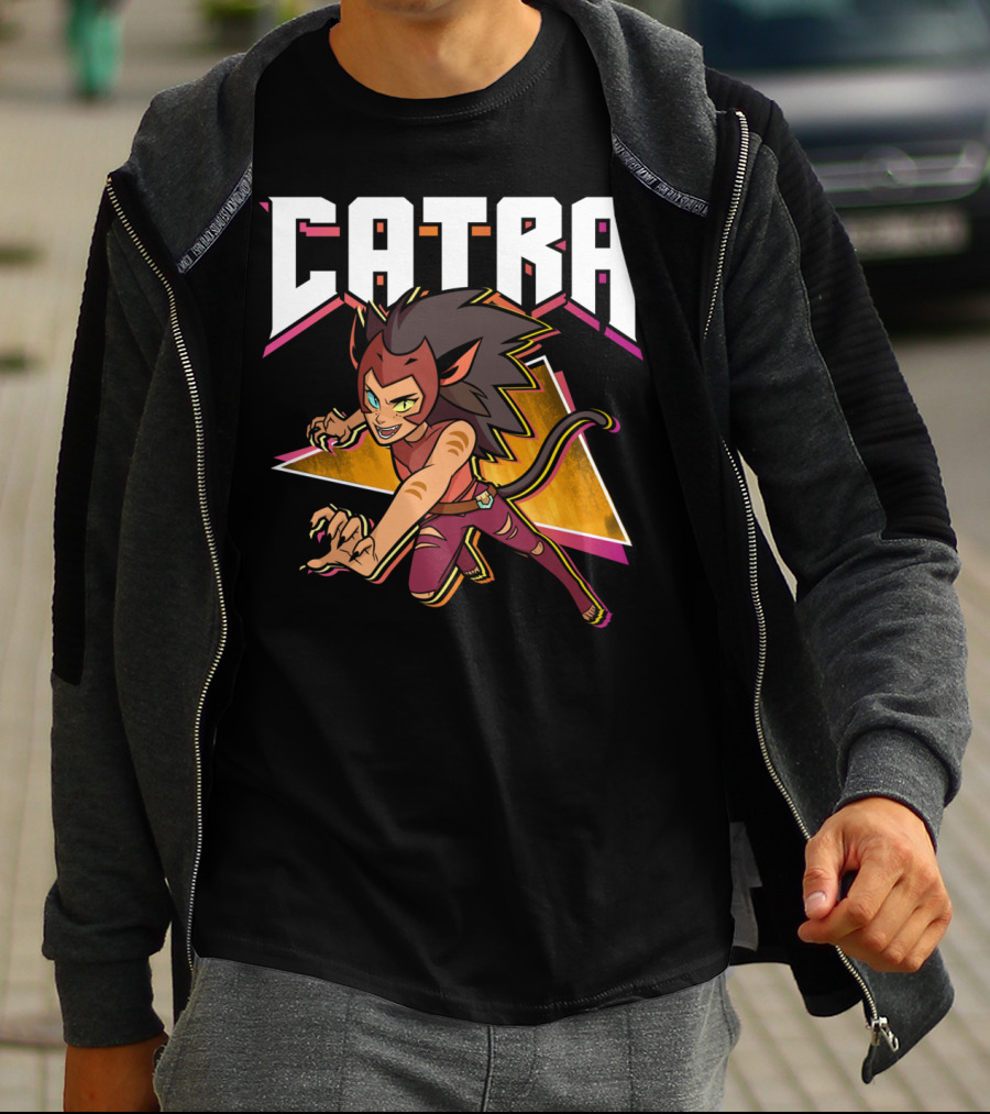 Catra Character Art From She-Ra And The Princesses Of Power Series T-Shirt