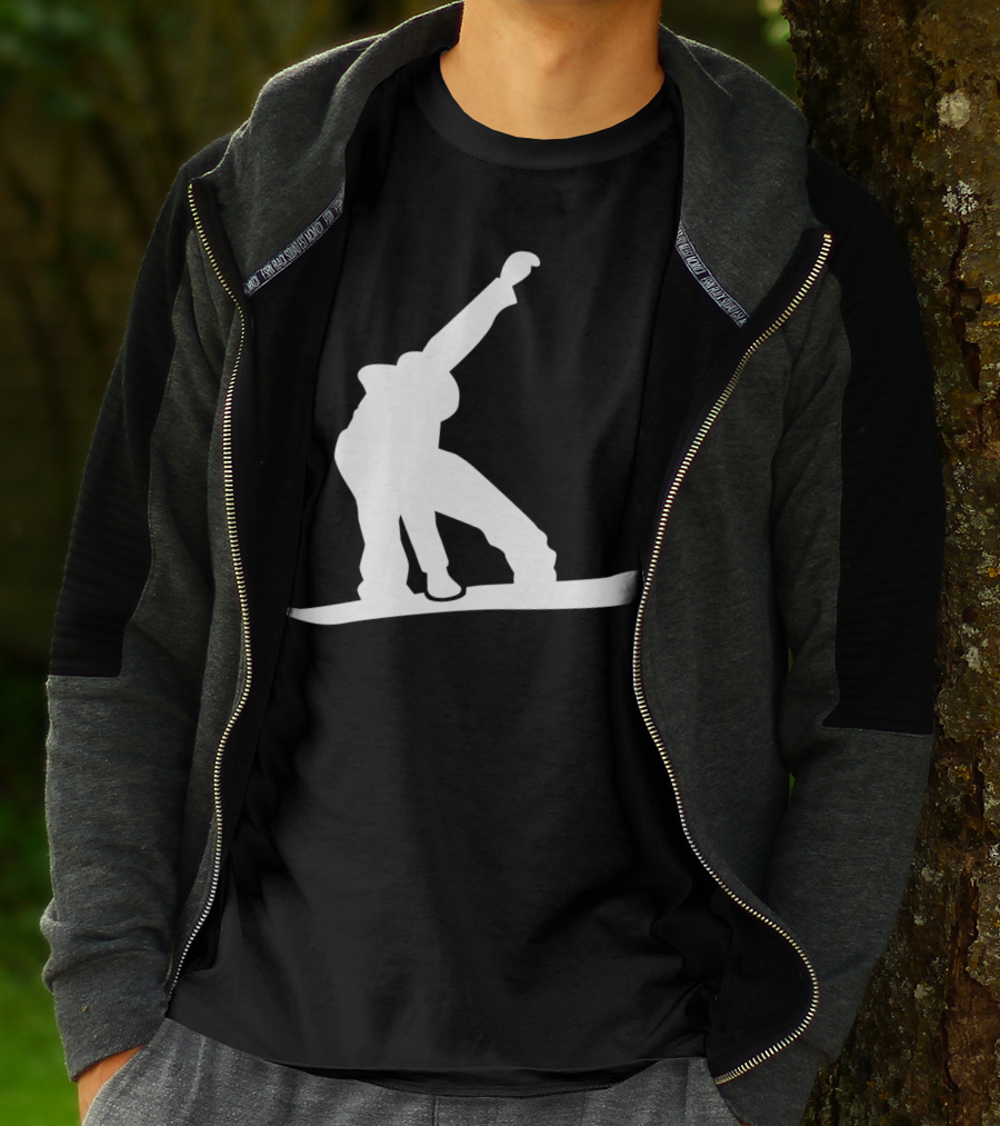 Snowboarder Snowboarding Silhouette Jumper T-Shirt