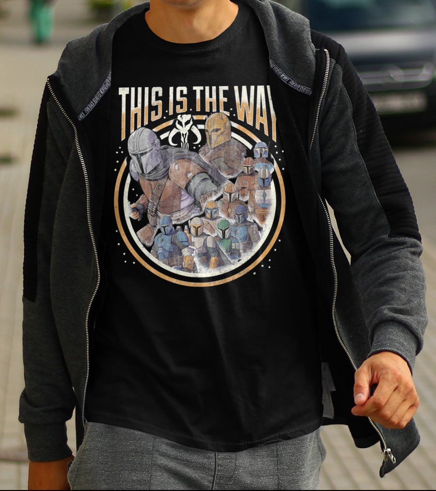 This Is The Way Mandalorian Group Shot Star Wars T-Shirt