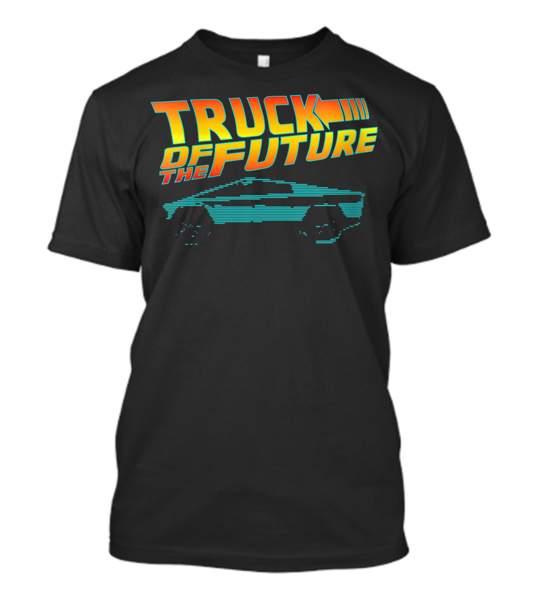 Truck Of The Future Retro Cyber Tech 80s T-Shirt