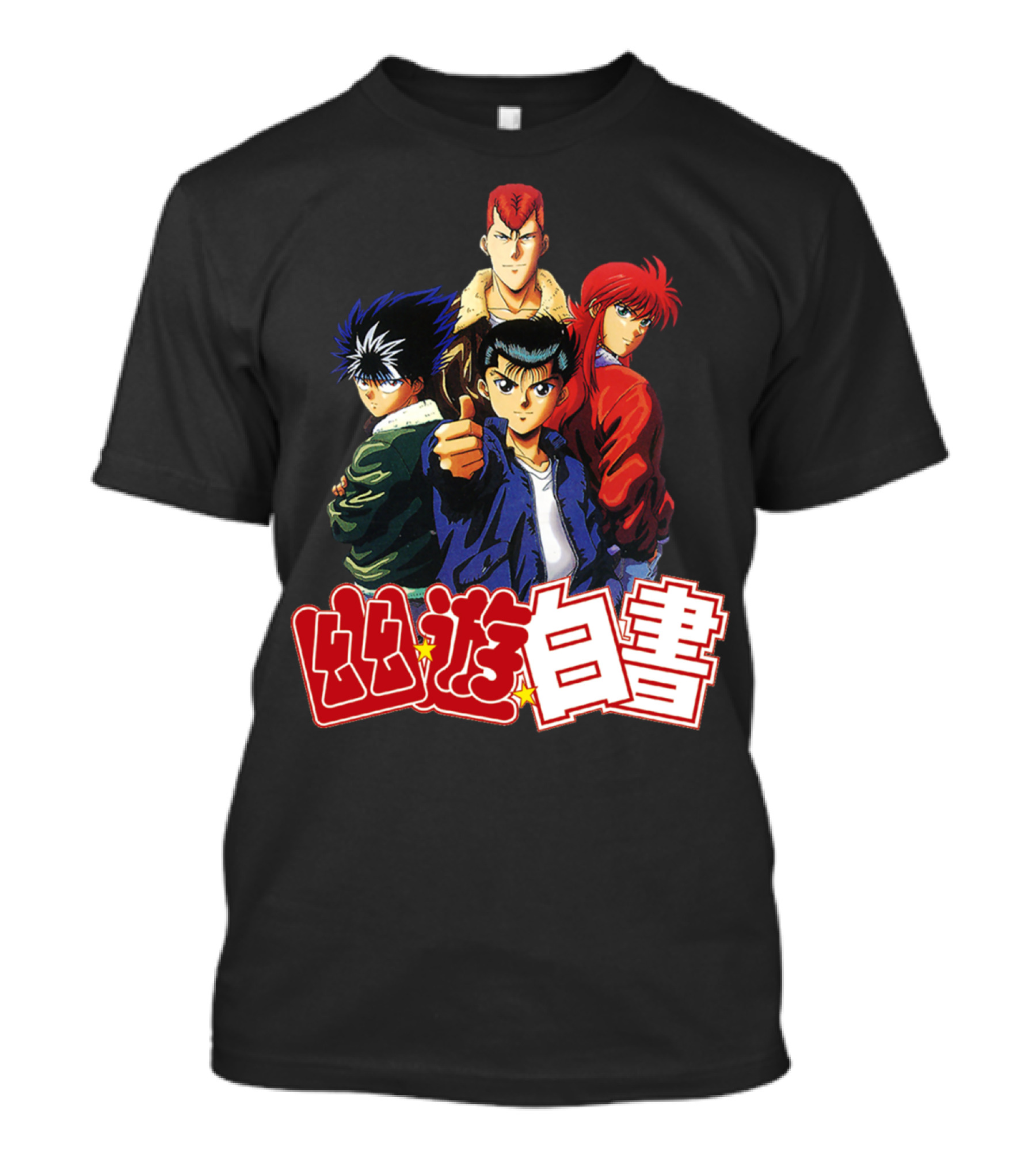 Yuyu Hakusho Anime Team Characters T-Shirt