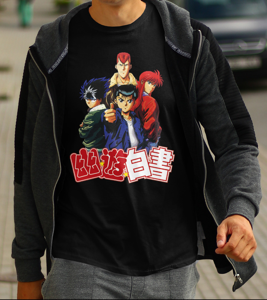 Yuyu Hakusho Anime Team Characters T-Shirt