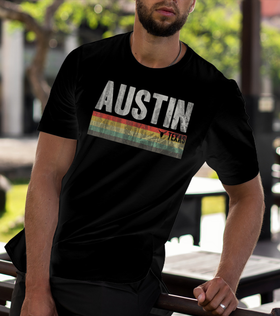 Austin Texas Retro Longhorn Pride T-Shirt