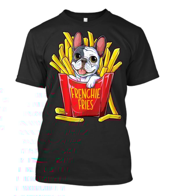Frenchie Fries French Bulldog In Fry Box T-Shirt