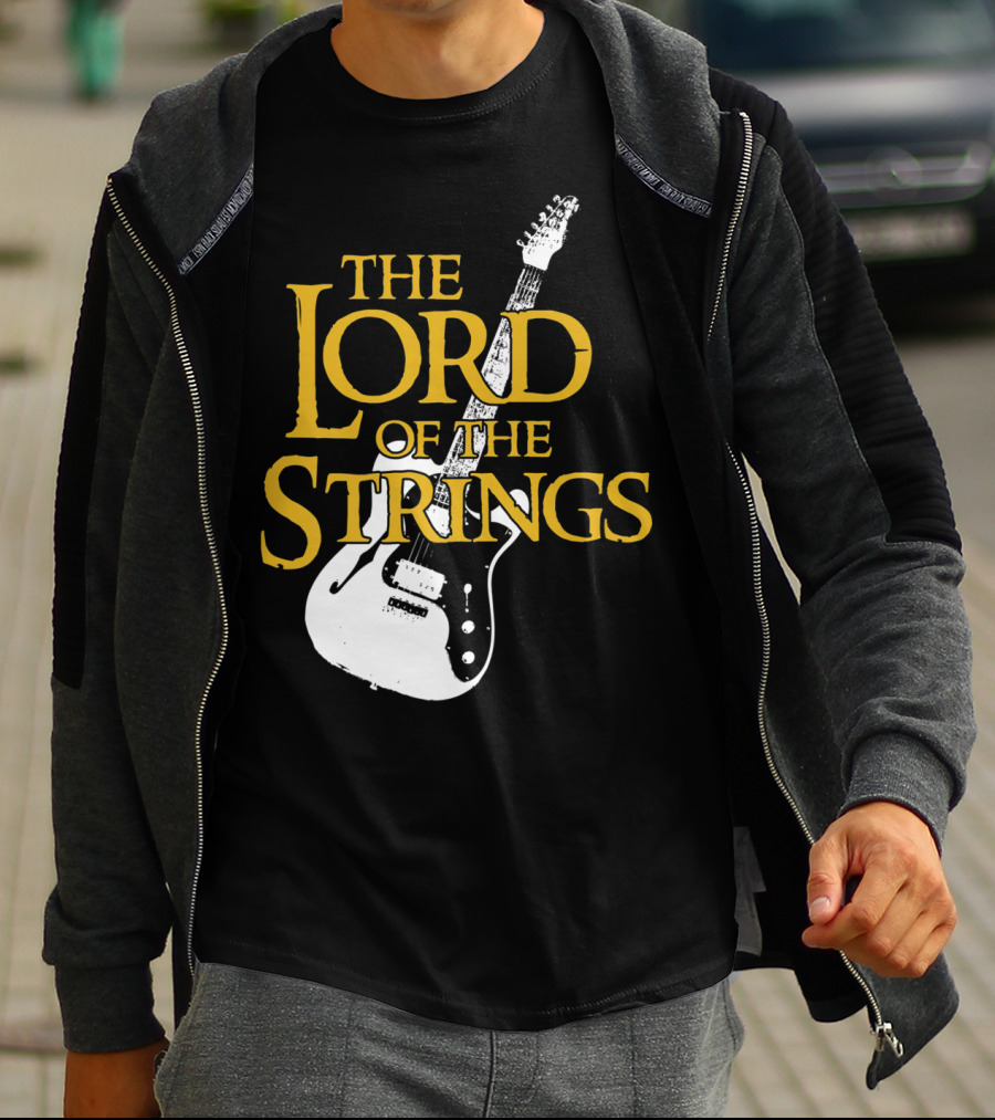 The Lord Of The Strings Electric Guitar T-Shirt