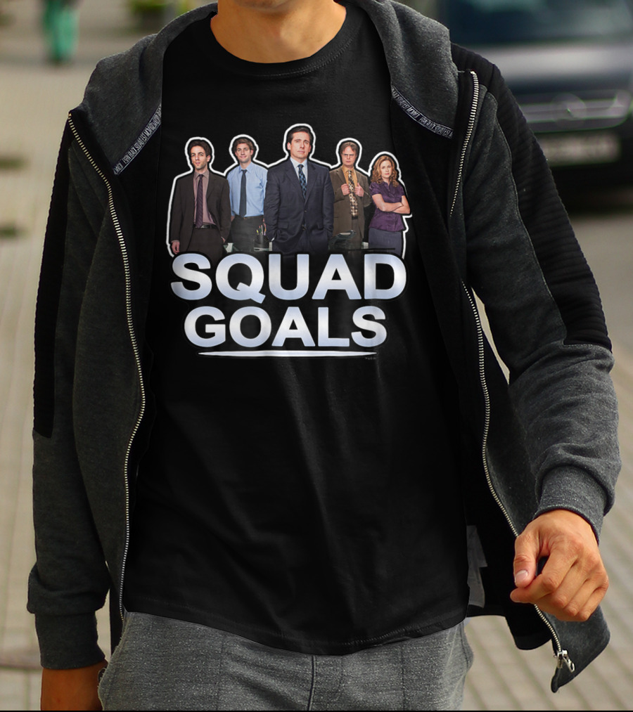 SQUAD GOALS The Office Cast Standing Together T-Shirt