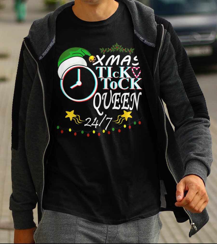 XMAS Tick Tock Queen 24/7 T-Shirt