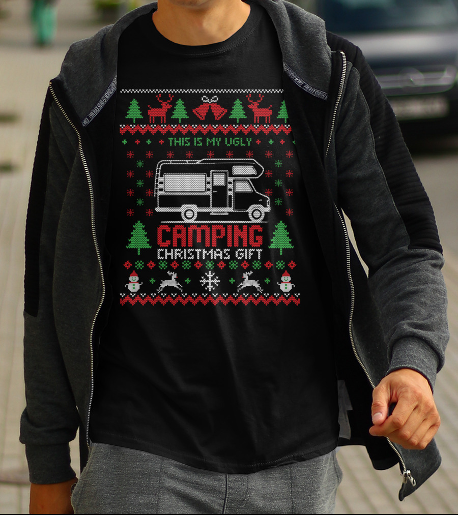 This Is My Ugly Camping Christmas Gift T-Shirt