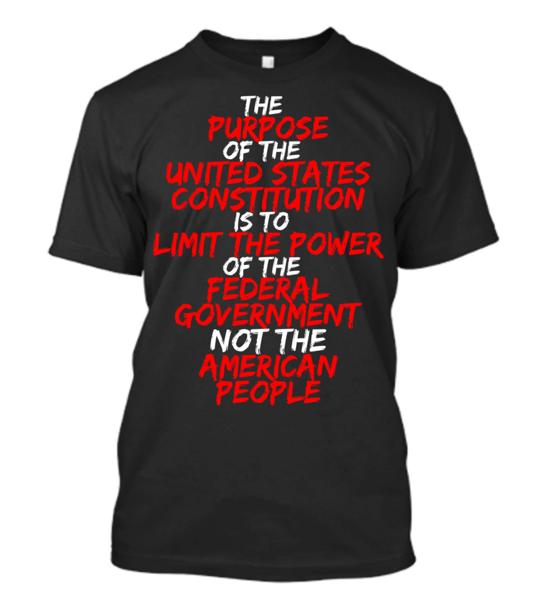 Us Constitution Limit Federal Government Not American People T-Shirt
