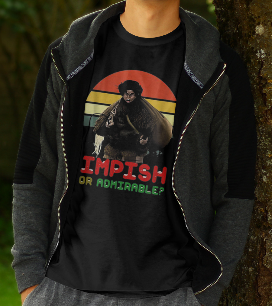 Impish Or Admirable Vintage Retro Sunset T-Shirt