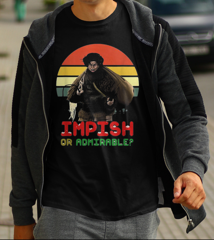 Impish Or Admirable Vintage Retro Sunset T-Shirt