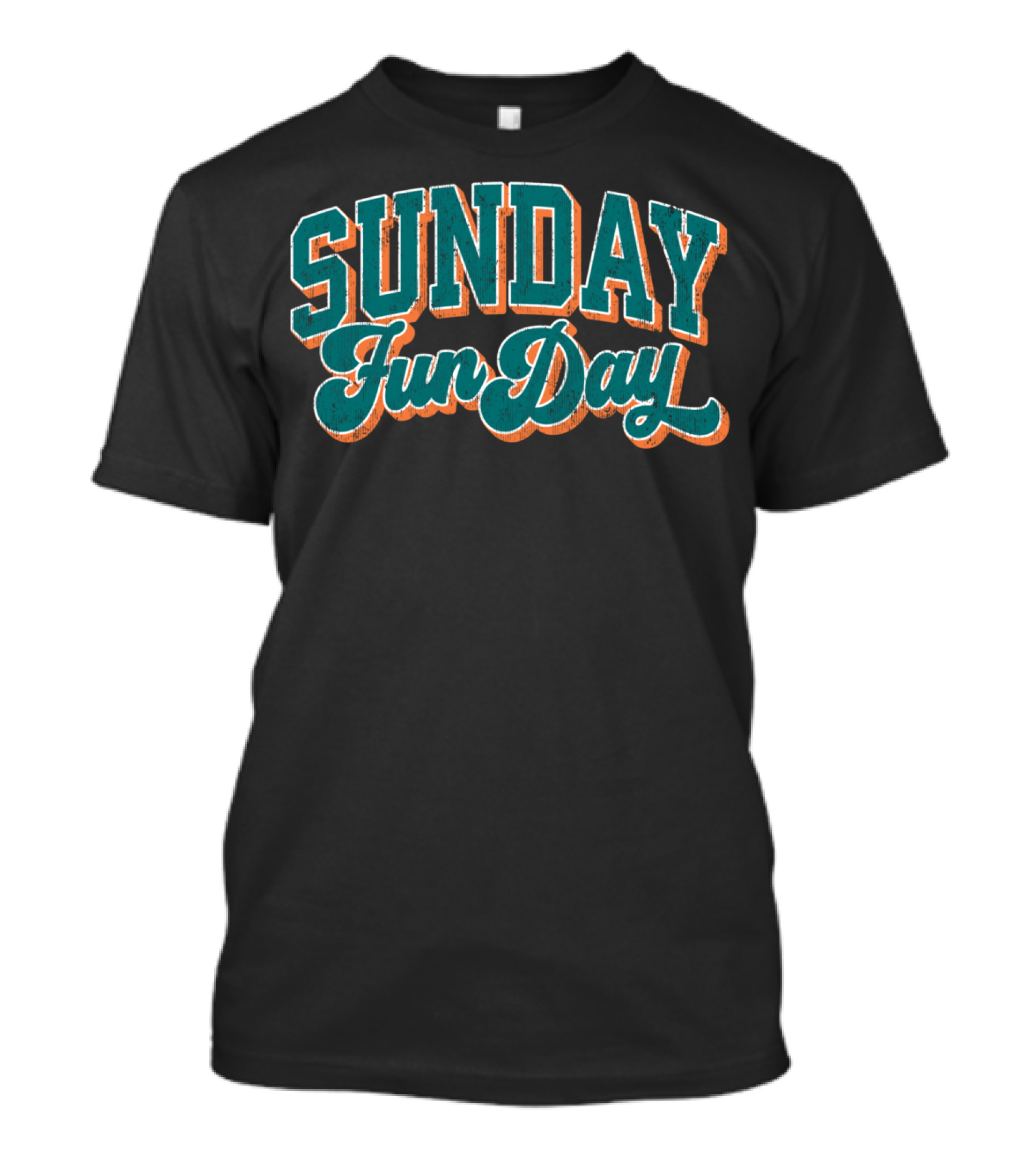 Sunday Funday Vintage Miami Football Fun T-Shirt