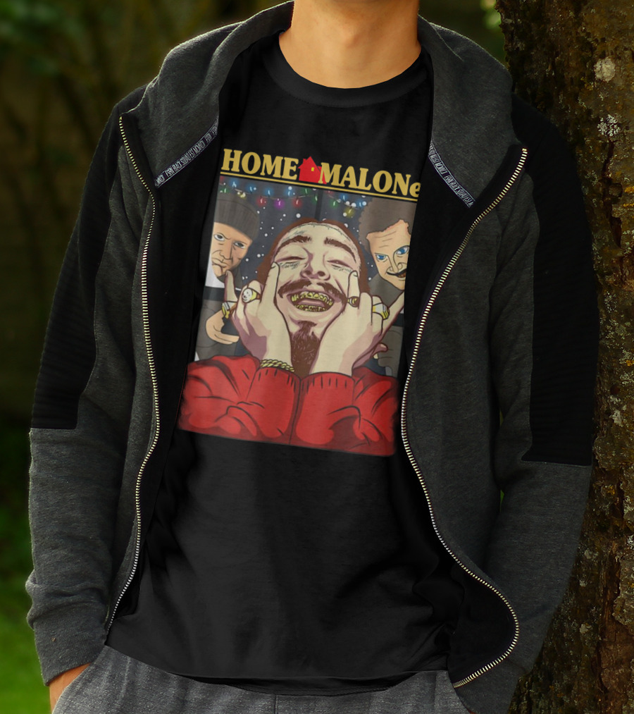HOME MALONe Vintagehomemalone Christmas Winter T-Shirt