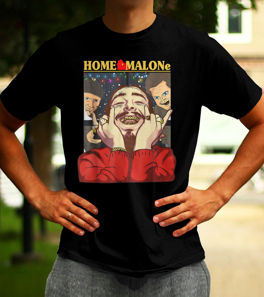 HOME MALONe Vintagehomemalone Christmas Winter T-Shirt