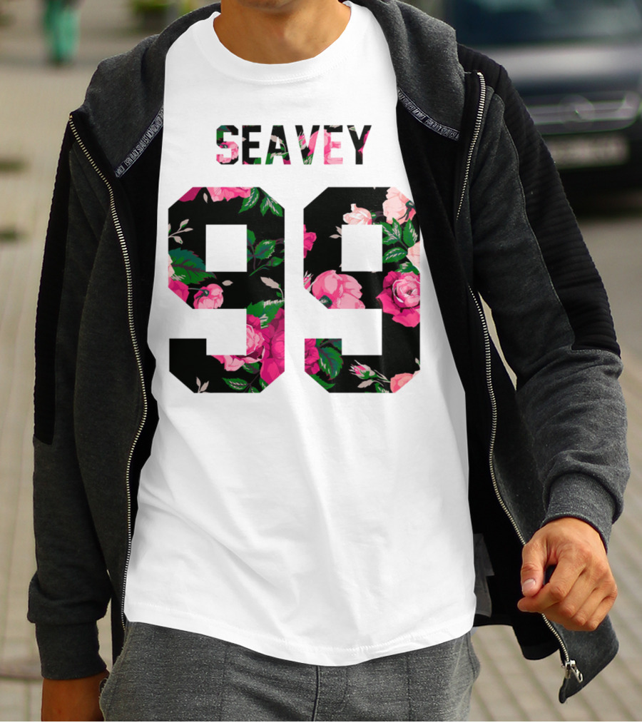 Seavey 99 Floral Design Merchandise Daniel Seavey T-Shirt