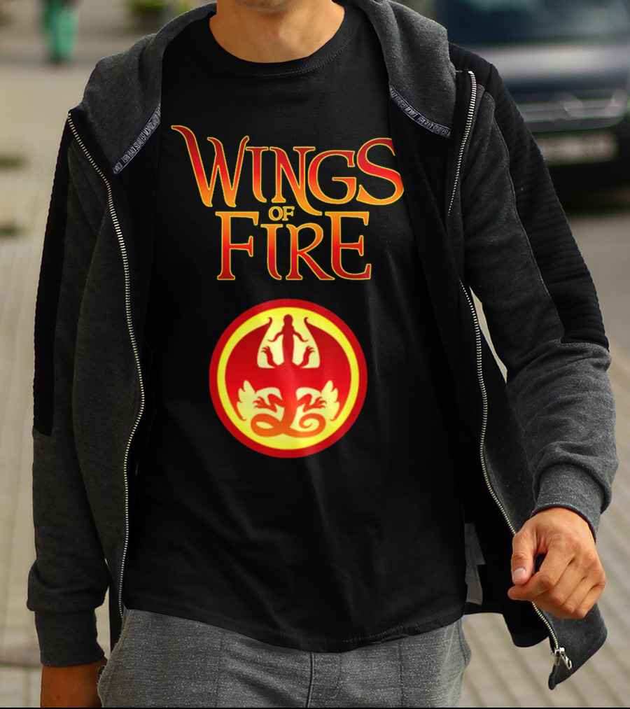Wings Of Fire Dragon Emblem Fantasy Series T-Shirt