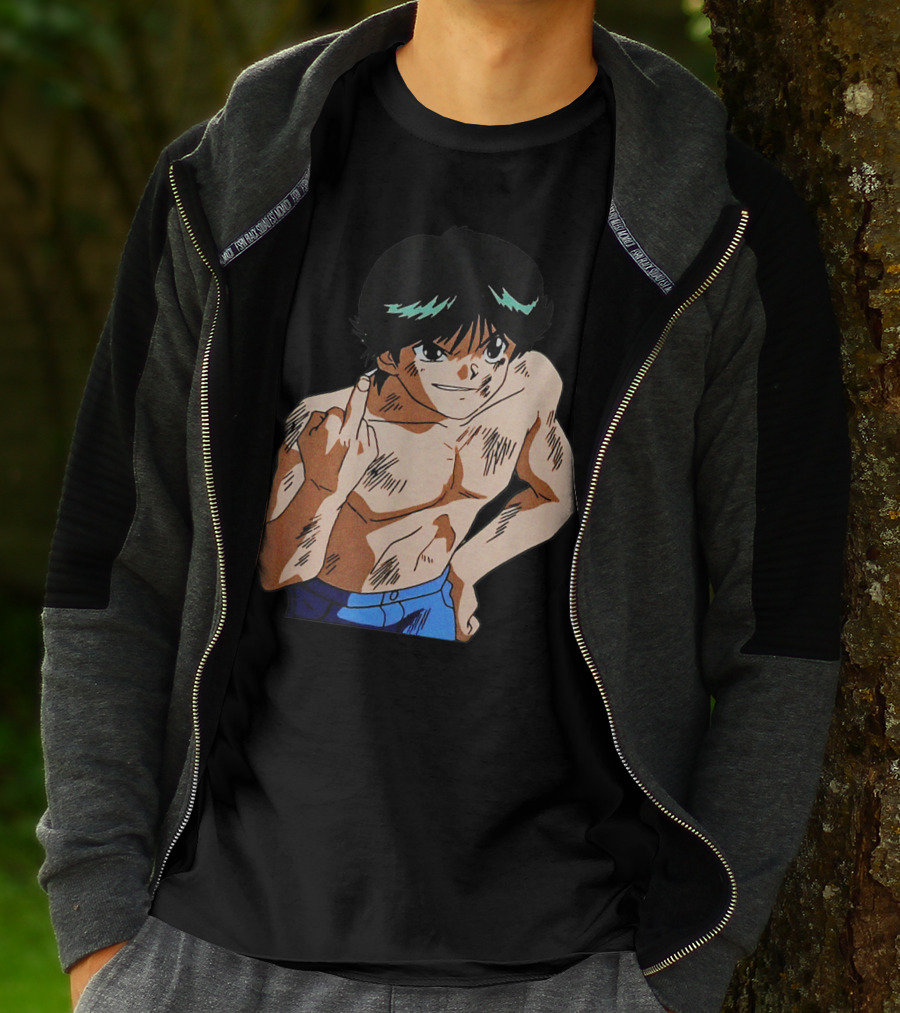 Yusuke Urameshi From Yuyu Hakusho Anime Classics T-Shirt