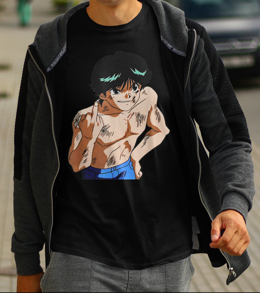 Yusuke Urameshi From Yuyu Hakusho Anime Classics T-Shirt