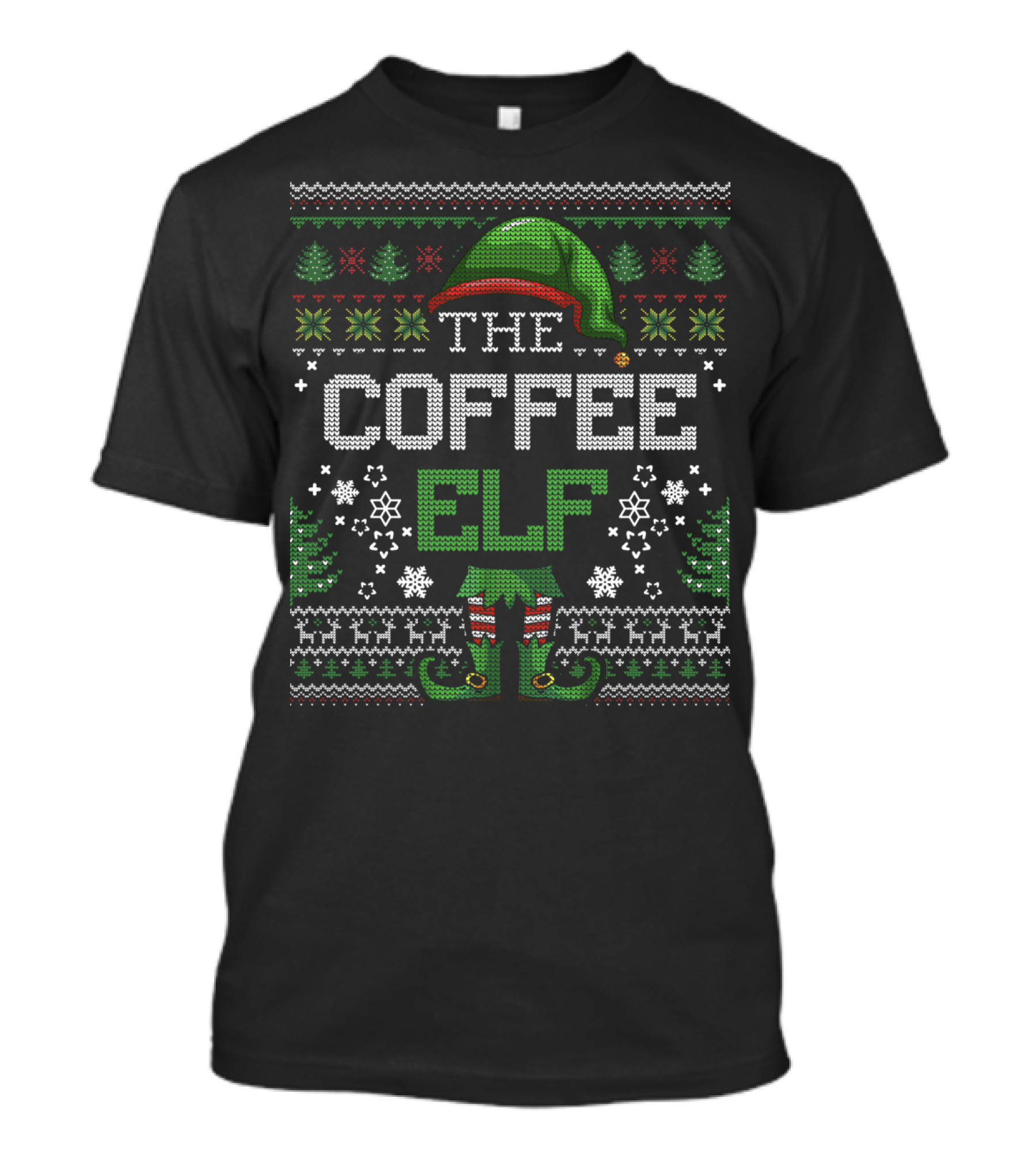 The Coffee Elf Christmas T-Shirt
