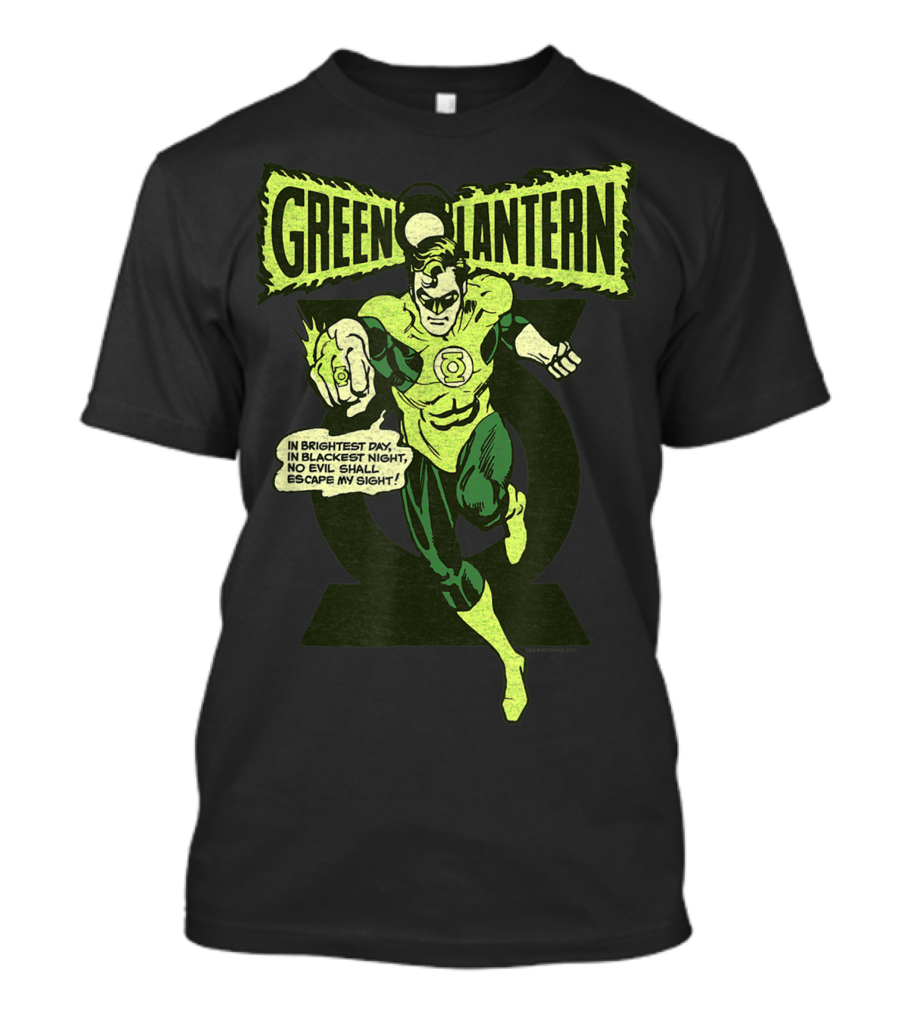 In Brightest Day In Blackest Night Green Lantern Oath T-Shirt