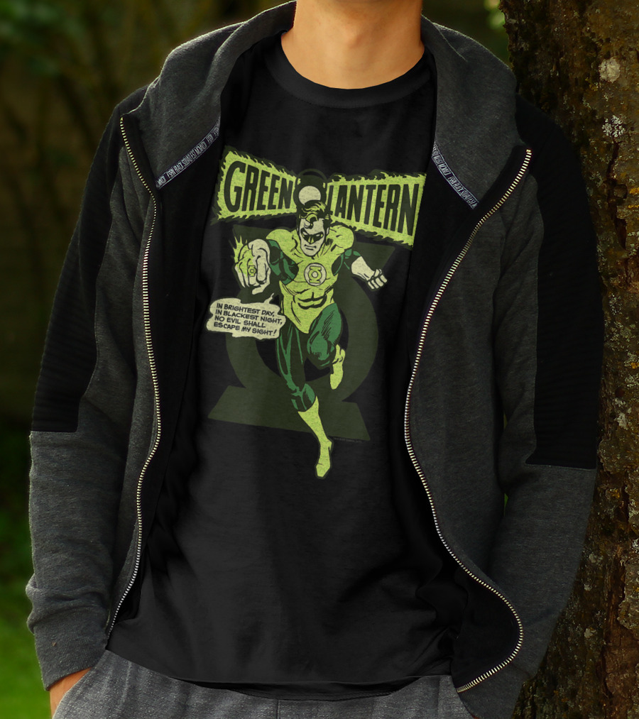 In Brightest Day In Blackest Night Green Lantern Oath T-Shirt