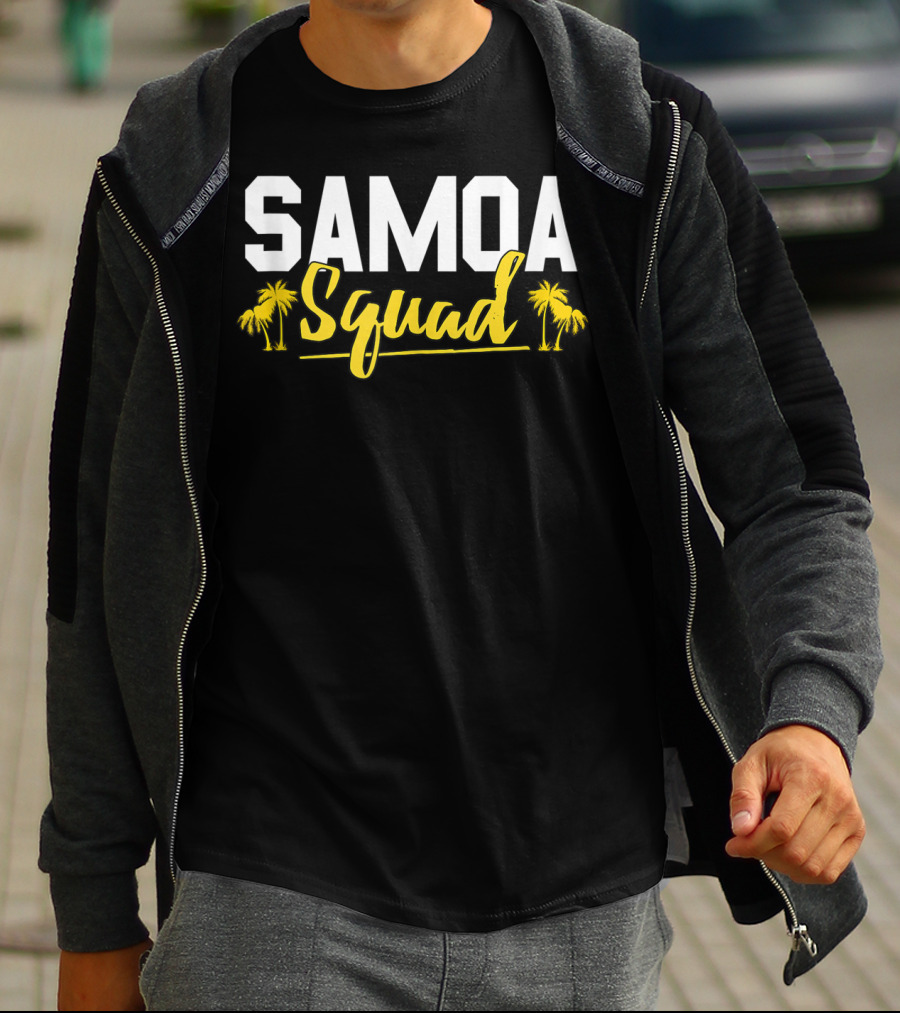 Samoa Squad American Samoan Samoa Palm Trees T-Shirt