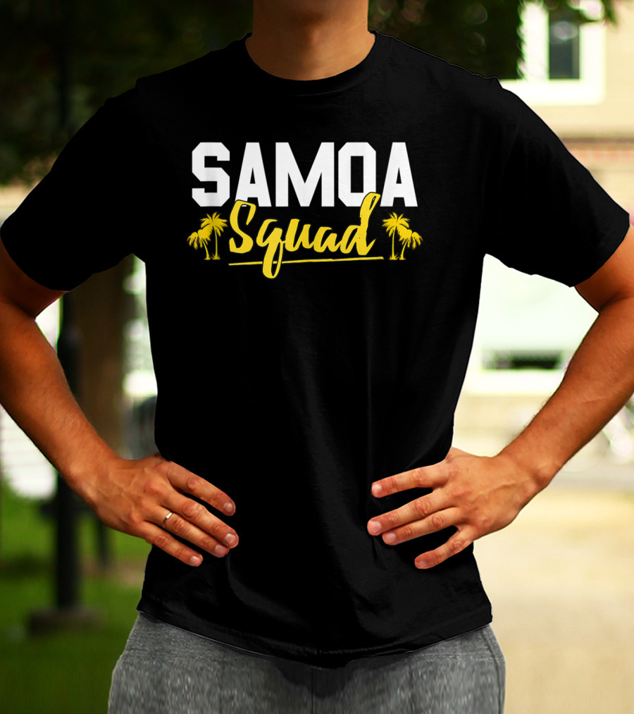 Samoa Squad American Samoan Samoa Palm Trees T-Shirt