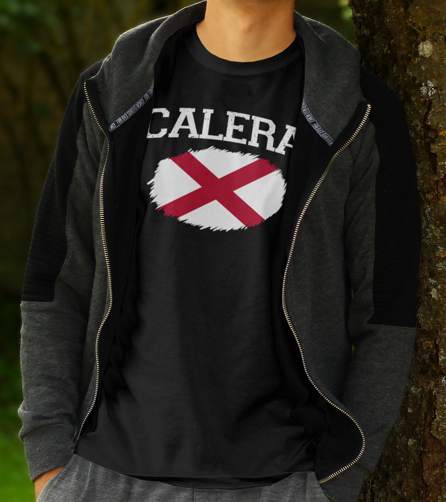 Calera Alabama Vintage USA Flag Sports T-Shirt