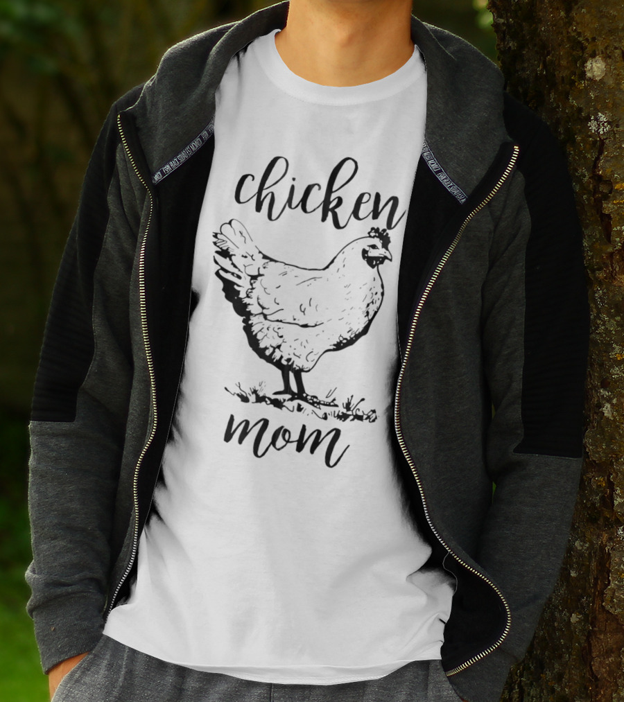 Chicken Mom Raising Crazy Chicken Lady T-Shirt