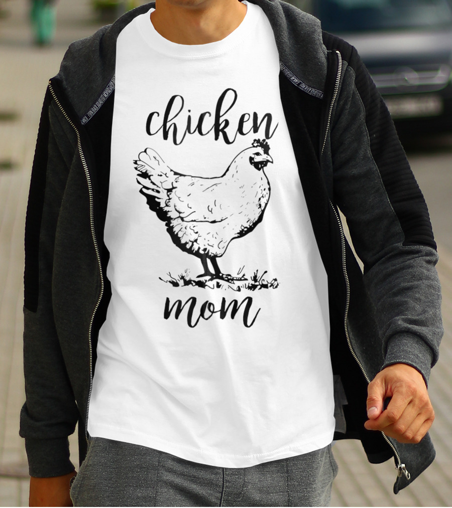 Chicken Mom Raising Crazy Chicken Lady T-Shirt