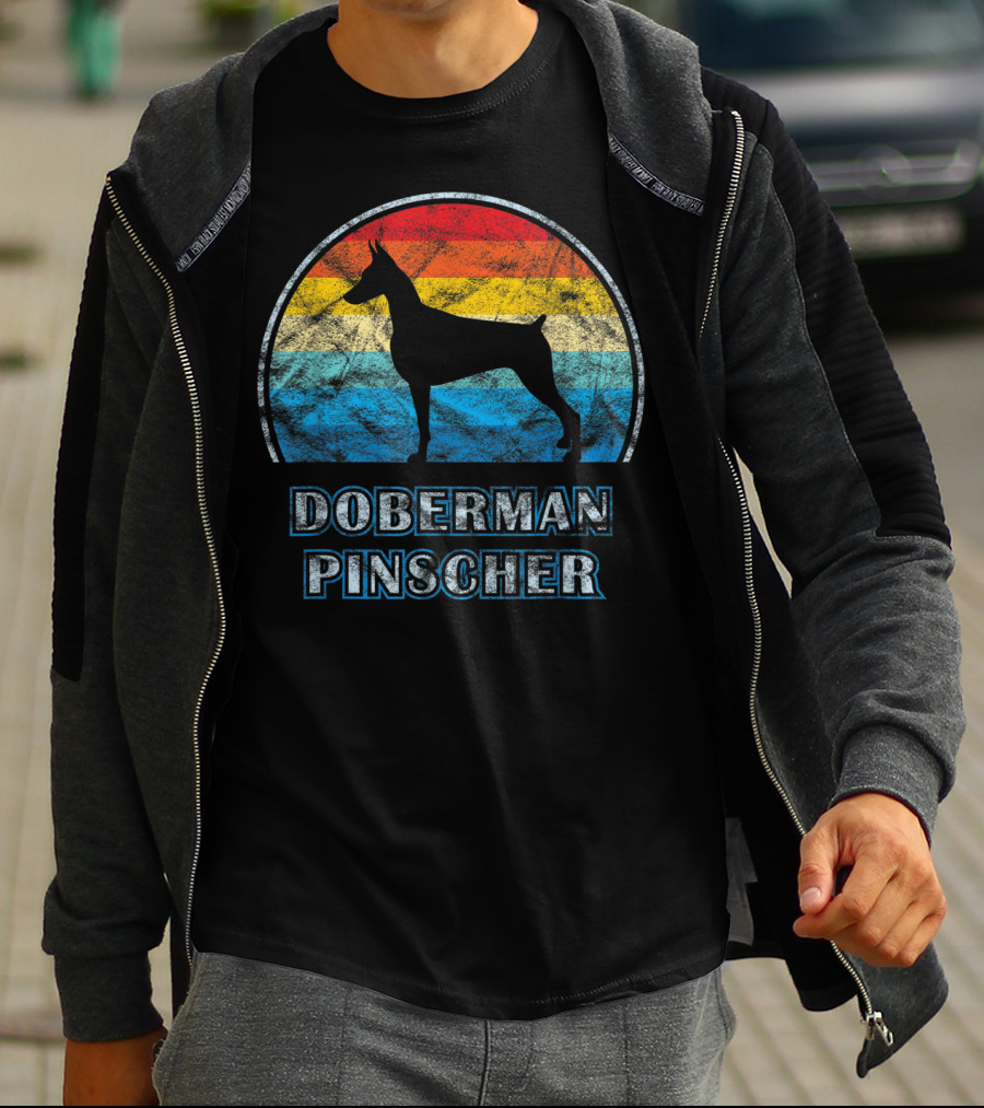 Doberman Pinscher Vintage Retro T-Shirt