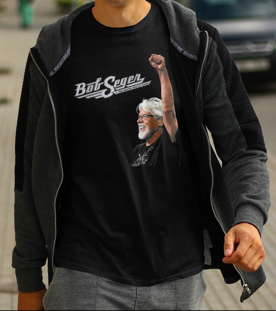Bob Seger And The Silver Bullet Band Raised Arm T-Shirt