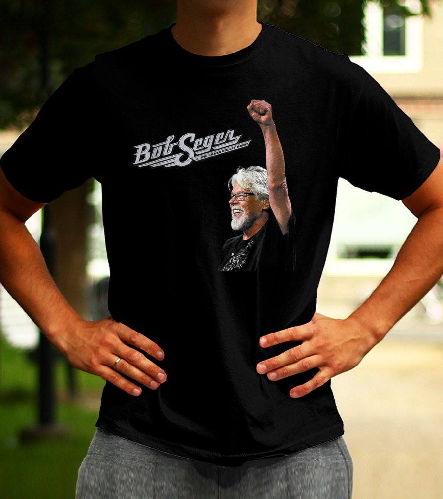 Bob Seger And The Silver Bullet Band Raised Arm T-Shirt
