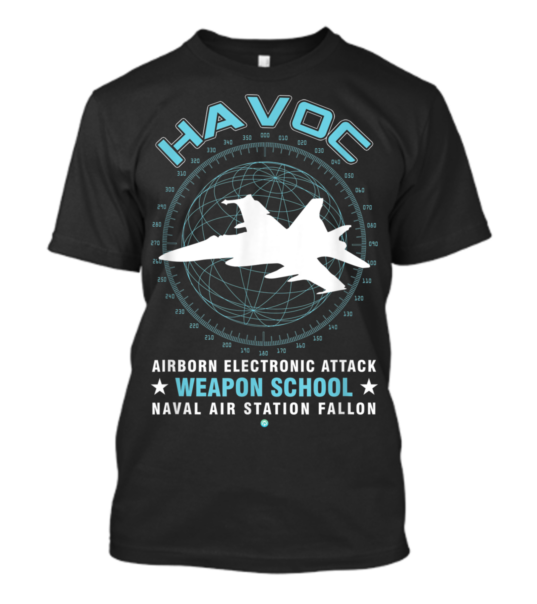 Havoc Airborne Electronic Attack Weapon School Naval Air Station Fallon T-Shirt