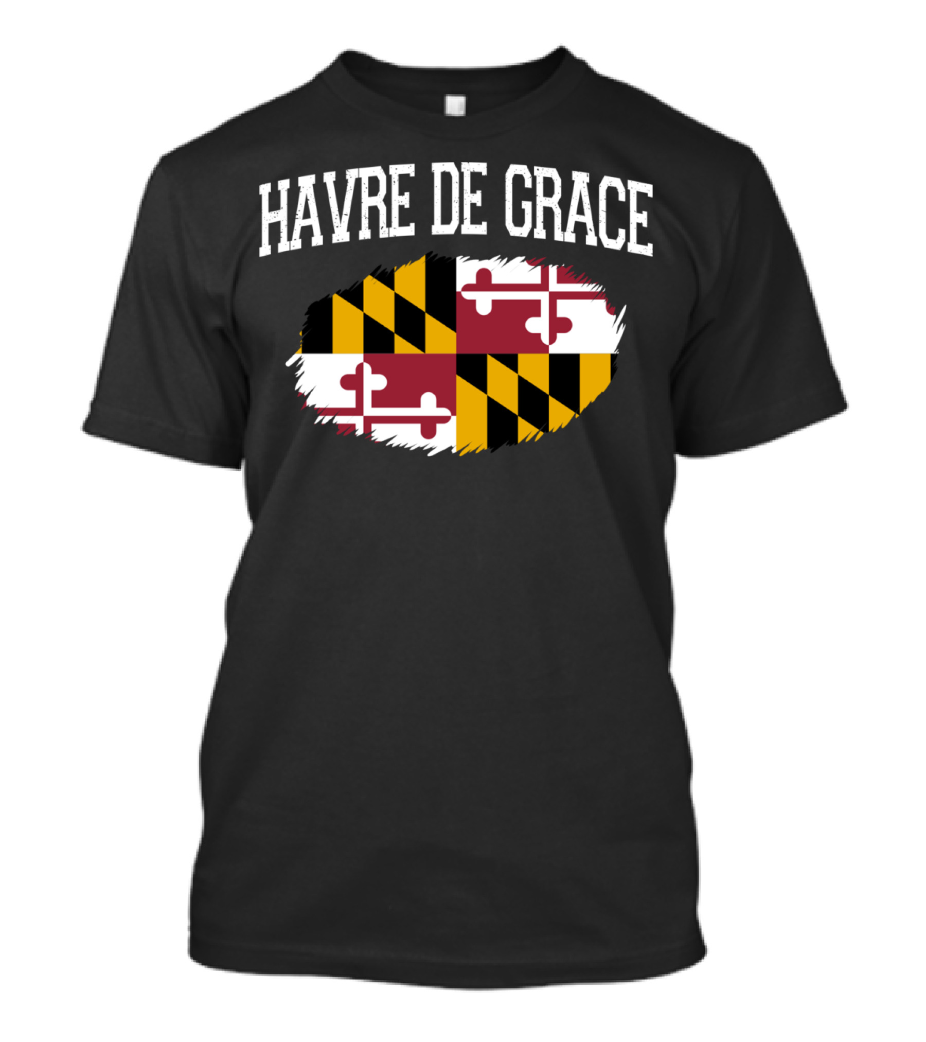 Havre De Grace Maryland Flag Vintage Usa T-Shirt