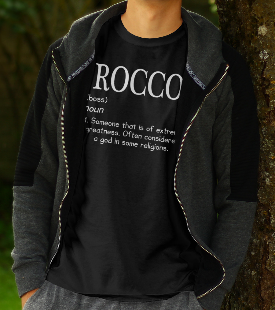 Rocco Boss Extreme Greatness Definition Noun T-Shirt