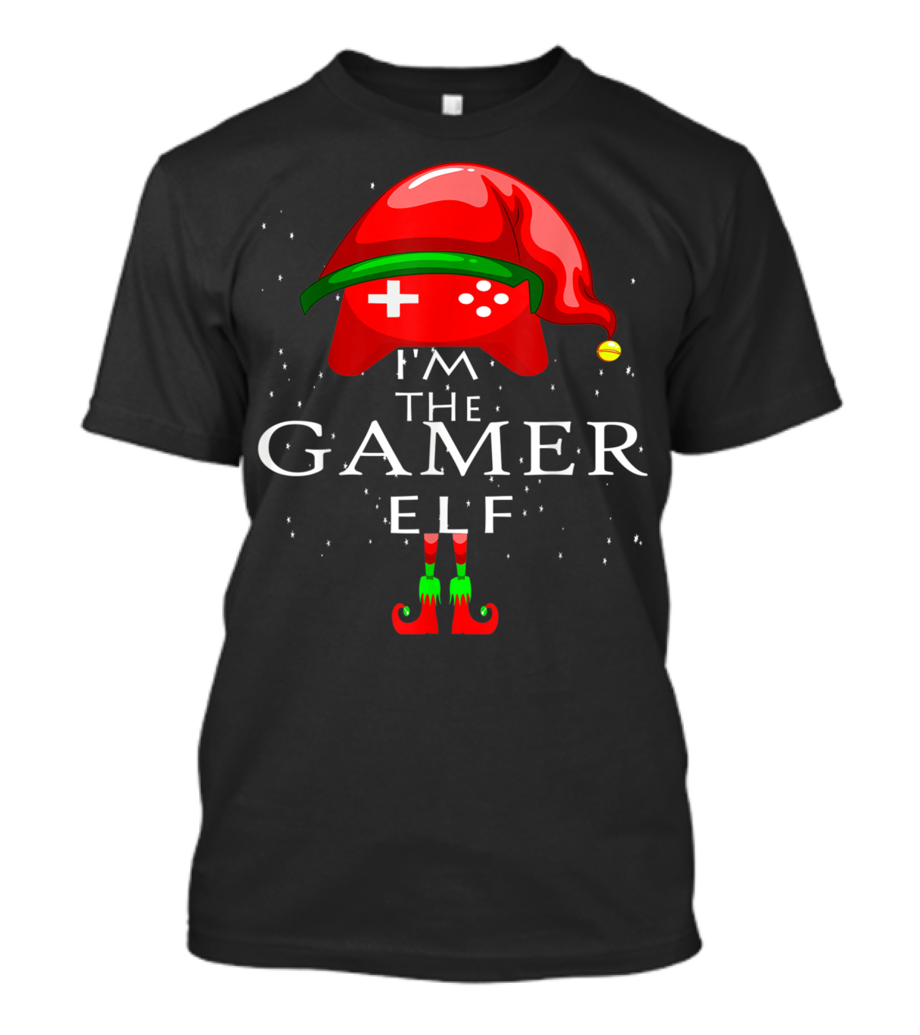 I'm The Gamer Elf Controller Hat And Shoes T-Shirt