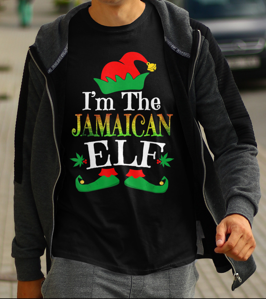 I'm The Jamaican Elf Weed Humor T-Shirt
