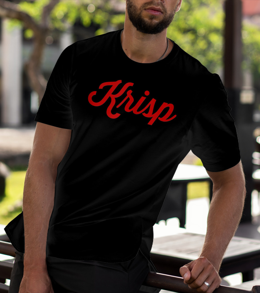 Krisp Red Typography Er Red T-Shirt