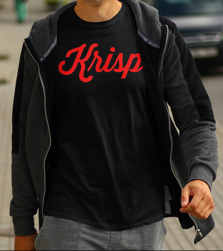 Krisp Red Typography Er Red T-Shirt