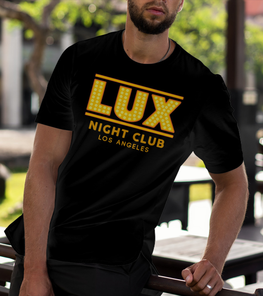 Lux Night Club Los Angeles Morningstar Funny Geek T-Shirt