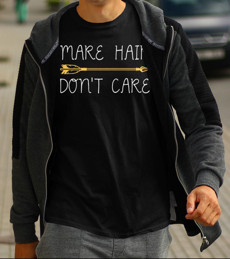 Mare Hair Don't Care Arrow Horse Kids Owner T-Shirt