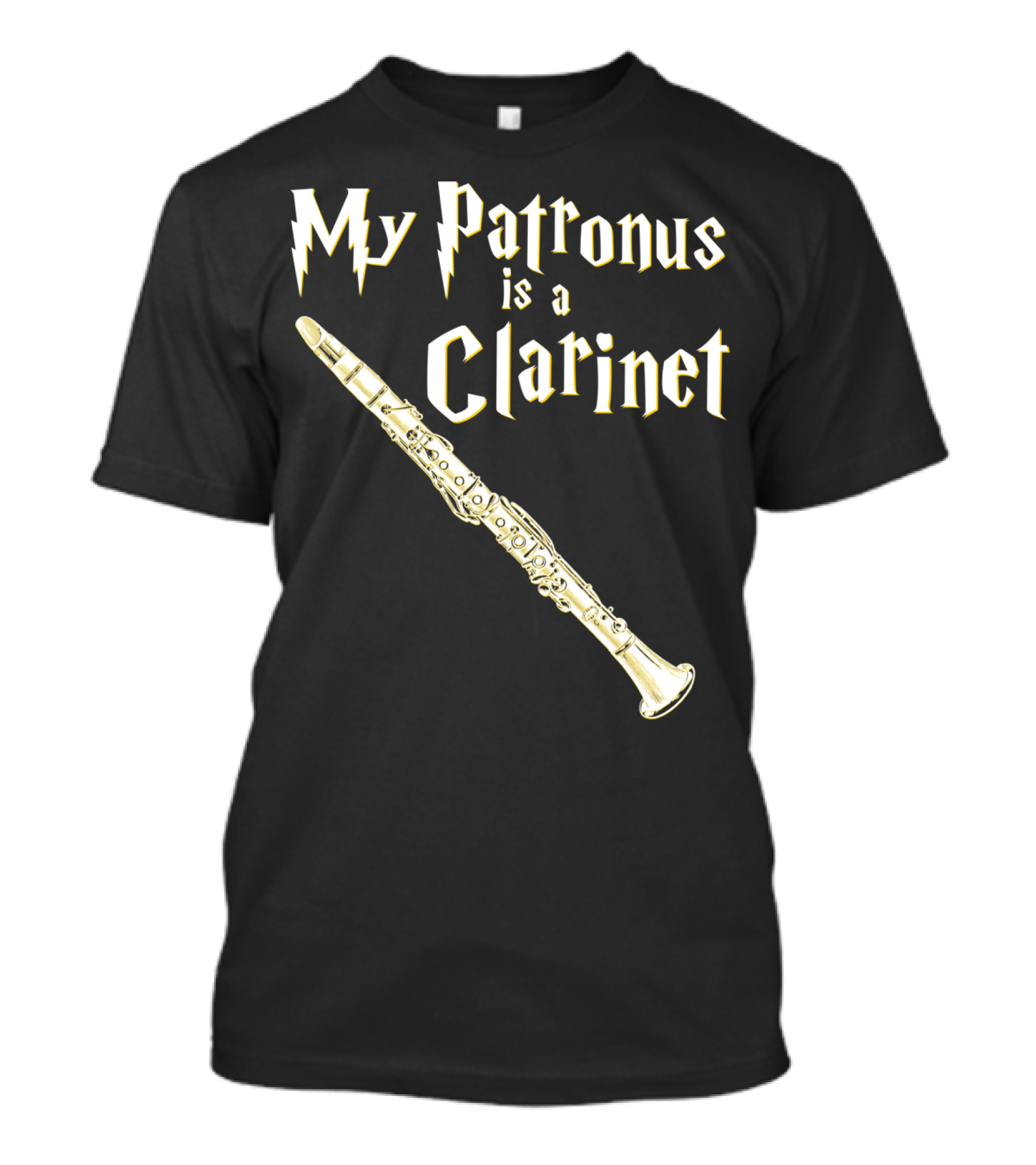 My Patronus Is A Clarinet Harry Fan Clarinet T-Shirt